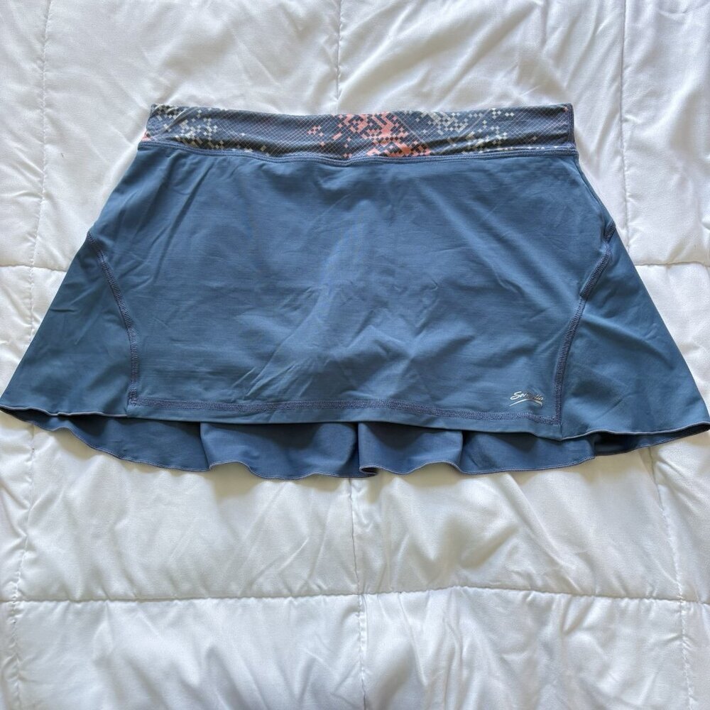 Sofibella Tennis Golf Skort Skirt Blue Stretch Womens Size Large Outdoor‎